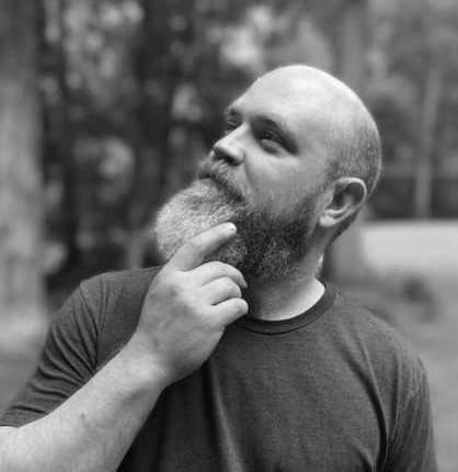 portrait of matt in a thoughtful pose